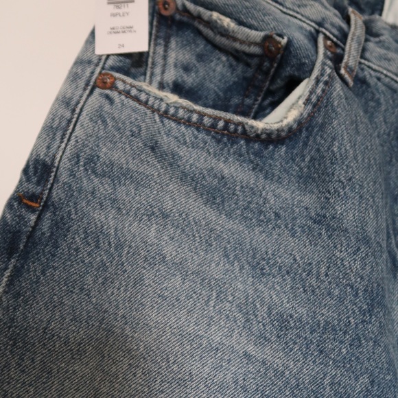 AGOLDE Ripley Mid Rise Straight Jeans Size 24 - Picture 4 of 9